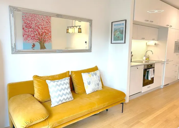 Апартаменти Modern New - Terrace, Full Kitchen In Center Відень